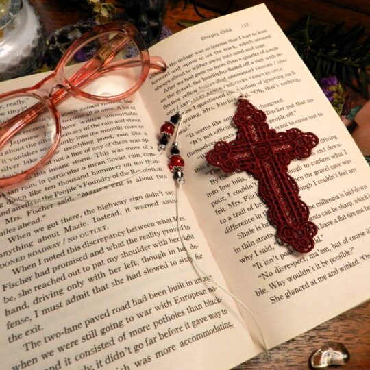 Lace Cross Bookmark