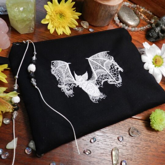 Ghost Baroque Bat Pouch