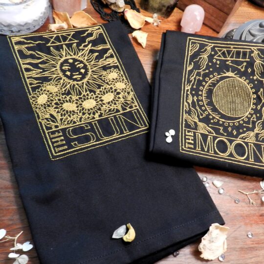 Sun and Moon Tarot Towels